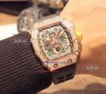 KV Factory Richard Mille Mclaren Replica Rm11-03 Diamond Bezel Mens Watch 